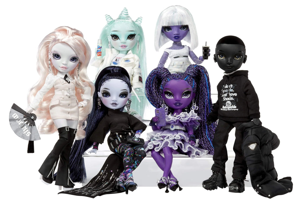 for Fashion Reina Colorful Glitch Fashionable Years Kids Crowne Gift High & 10+ Accessories. Doll. High & Collectors 4-12 Rainbow Play Outfit Shadow - Purple Great Old