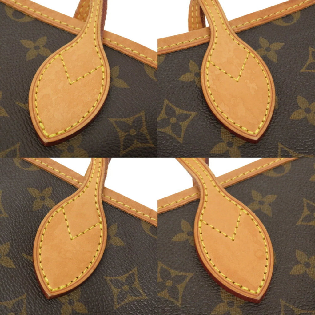 Used GM Louis Authenticated VUITTON M40157 Vuitton LOUIS Neverfull Tote Bag 0076 Monogram