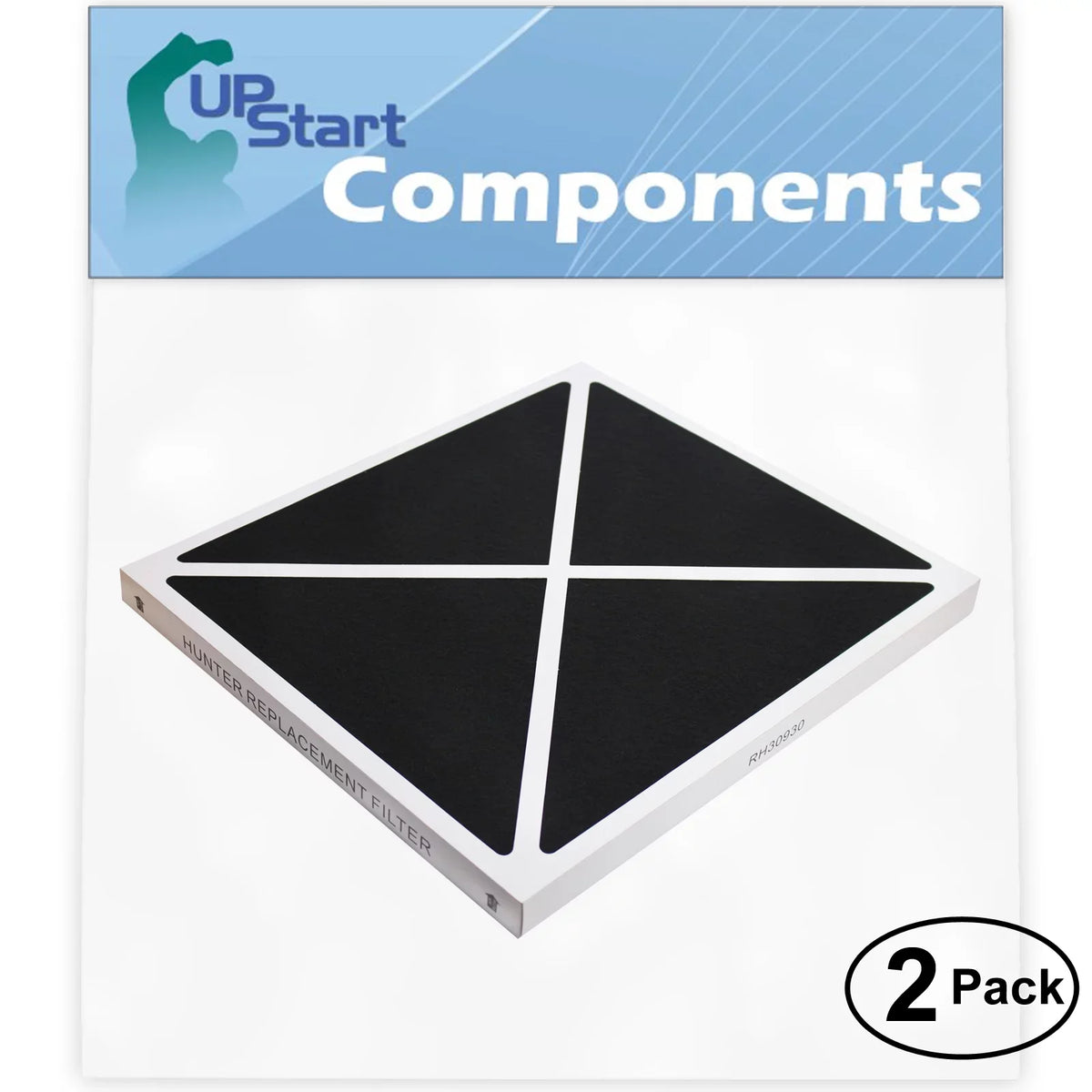 Air for - Air Hunter Hunter Filter 2-Pack 30930 HR30374 Filter with Purifier Compatible Replacement
