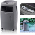 Fan Control, Compartment Ice Cooler & Outdoor & Remote CO25AE, Evaporative Gray Portable 500-694CFM with Indoor Honeywell Humidifier,
