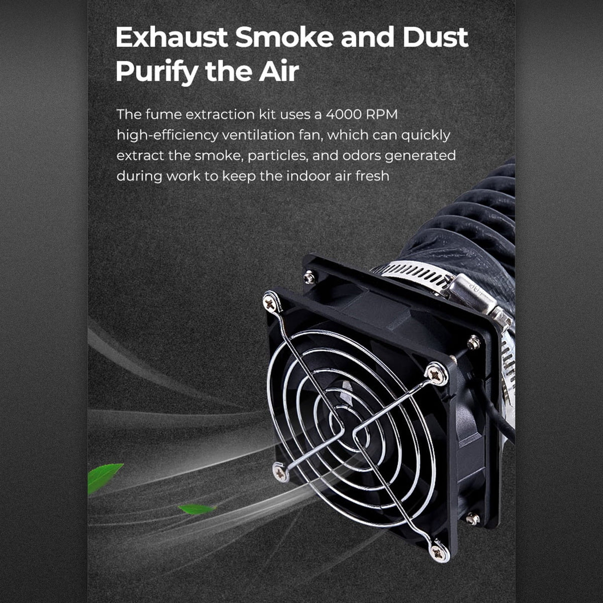 Exhaust Extraction Kit, Efficiency Creality Ventilation Fan, 3D Engraver Laser Ametoys Ender High Fume Hose, Plus Enclosure