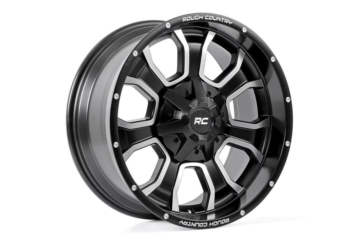'- Wheel 93201011 Series -18mm 93 8x170 | Country Rough 20x10 | Black Matte |