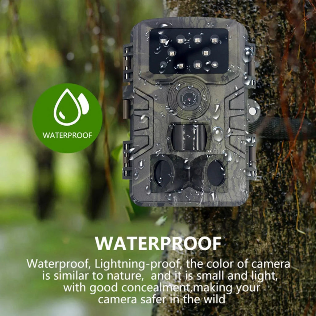 16MP .0" with Camera LCD Wide Night IR Lens Game LEDs degree 120 Water Angle Camera Mini Scouting Wildlife and Cam 1080P