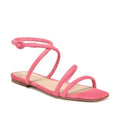 Women's Veronica Maci Suede Coral 8M Sandals Beard Ankle-Strap