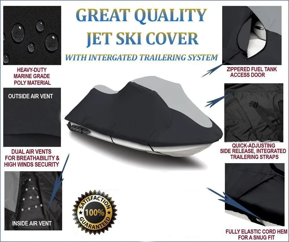 Runner Jet HEAVY-DUTY 2002-2004 800 Yamaha PWC SUPER Ski Boat Cover Wave Compatible for XLT