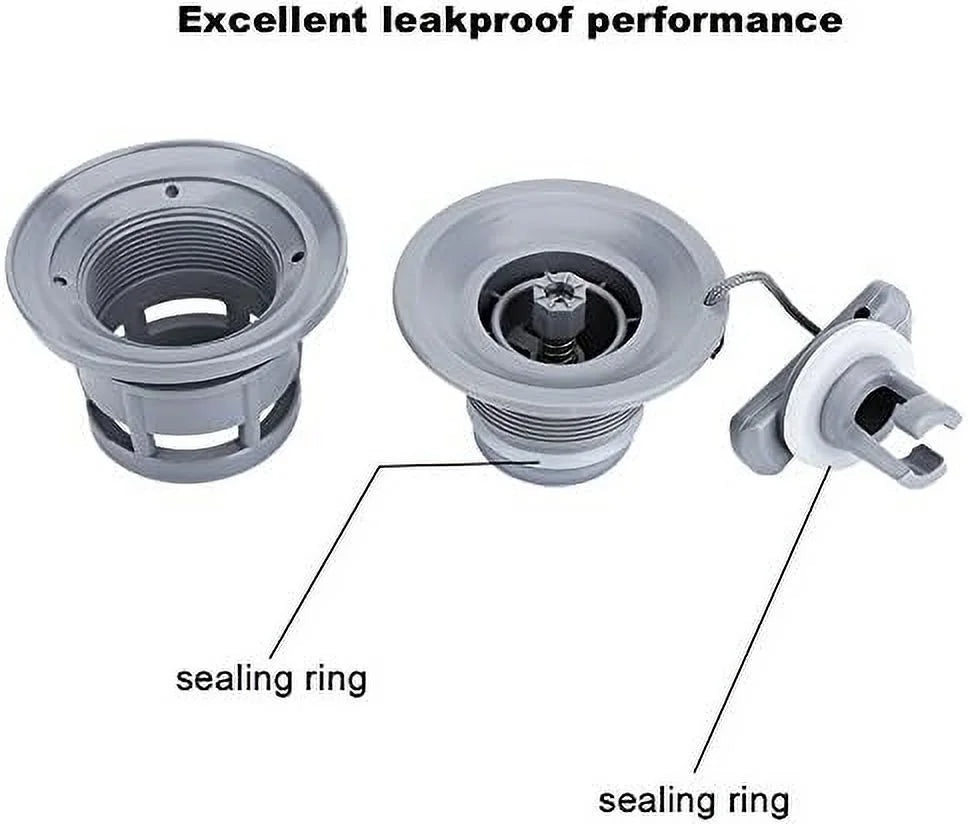 Air Dinghy Plugs Canoe Cap for Air Boat Gas Air Valve, Durable Boat Replacement Kayak Inflatable Valve
