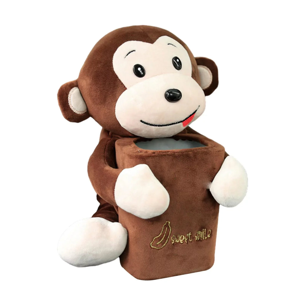 Comfortable in1 Accessories Tissue Cartoon Cute Box Animal Box 2 Vehicle Cartoon Holder Organizer for Monkey Home