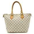 Authenticated Saleya PM Tote Handbag Bag VUITTON N51186 Vuitton Azur Louis LOUIS Shoulder Damier Used