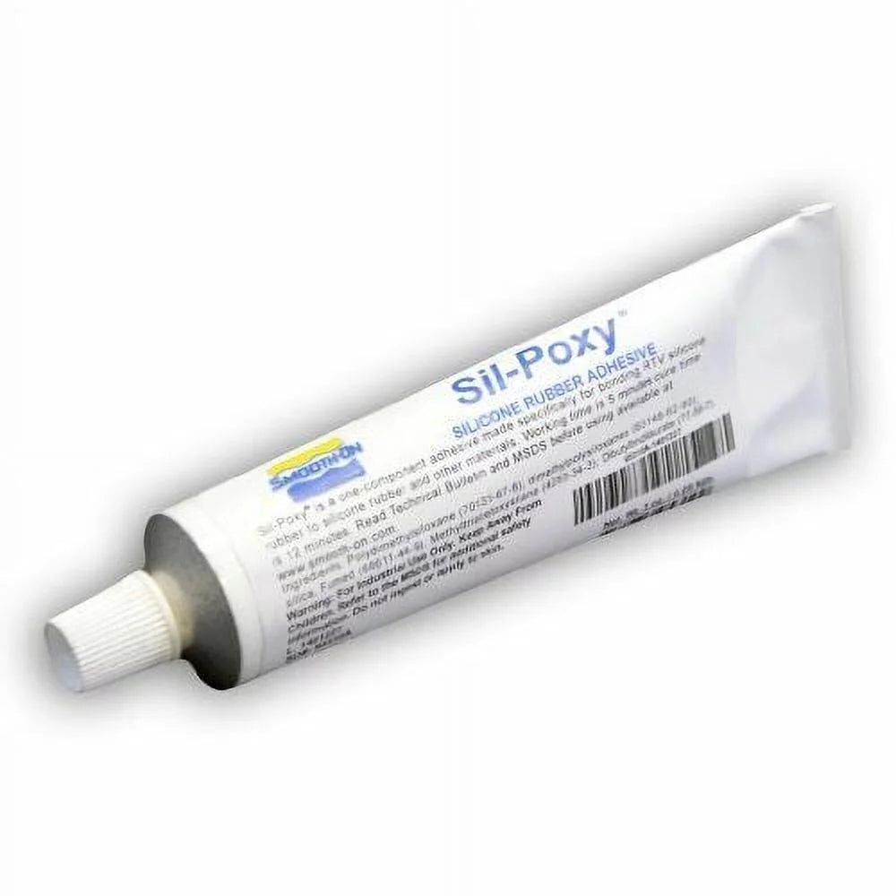 '- 3 - Rubber Tube Silicone SIL-Poxy Ounce Adhesive
