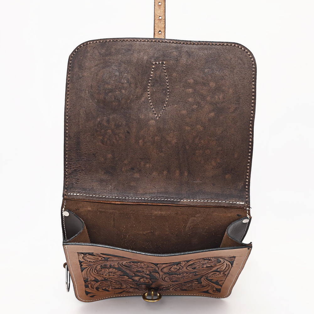 Western Bag Comfytack 44KK Heavyduty Traditional Saddle Ride Leather Horse Trail Floral