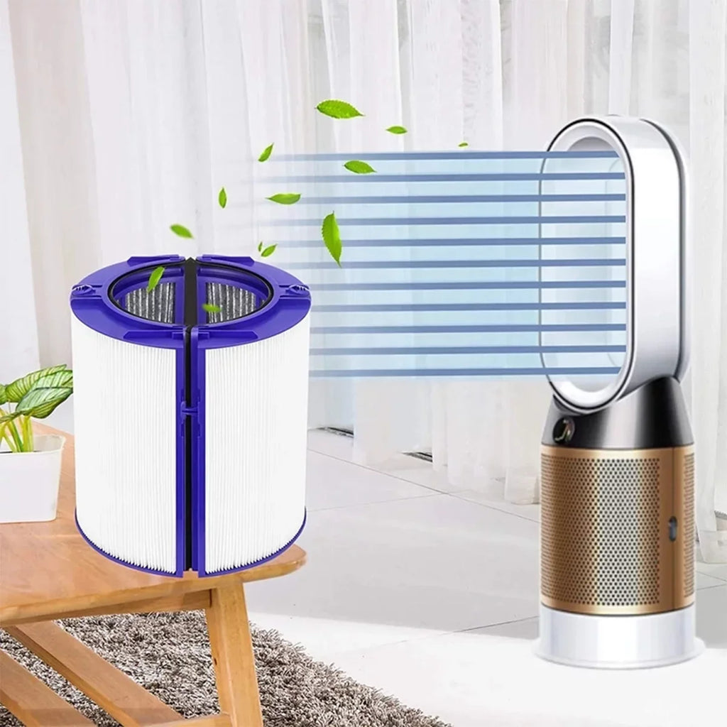 TP04 Pure 2-in-1 Purifier for Activated 360° Air Cool HEPA Replacement DP04, Carbon Filter and Filter Fan True Purifying HP04