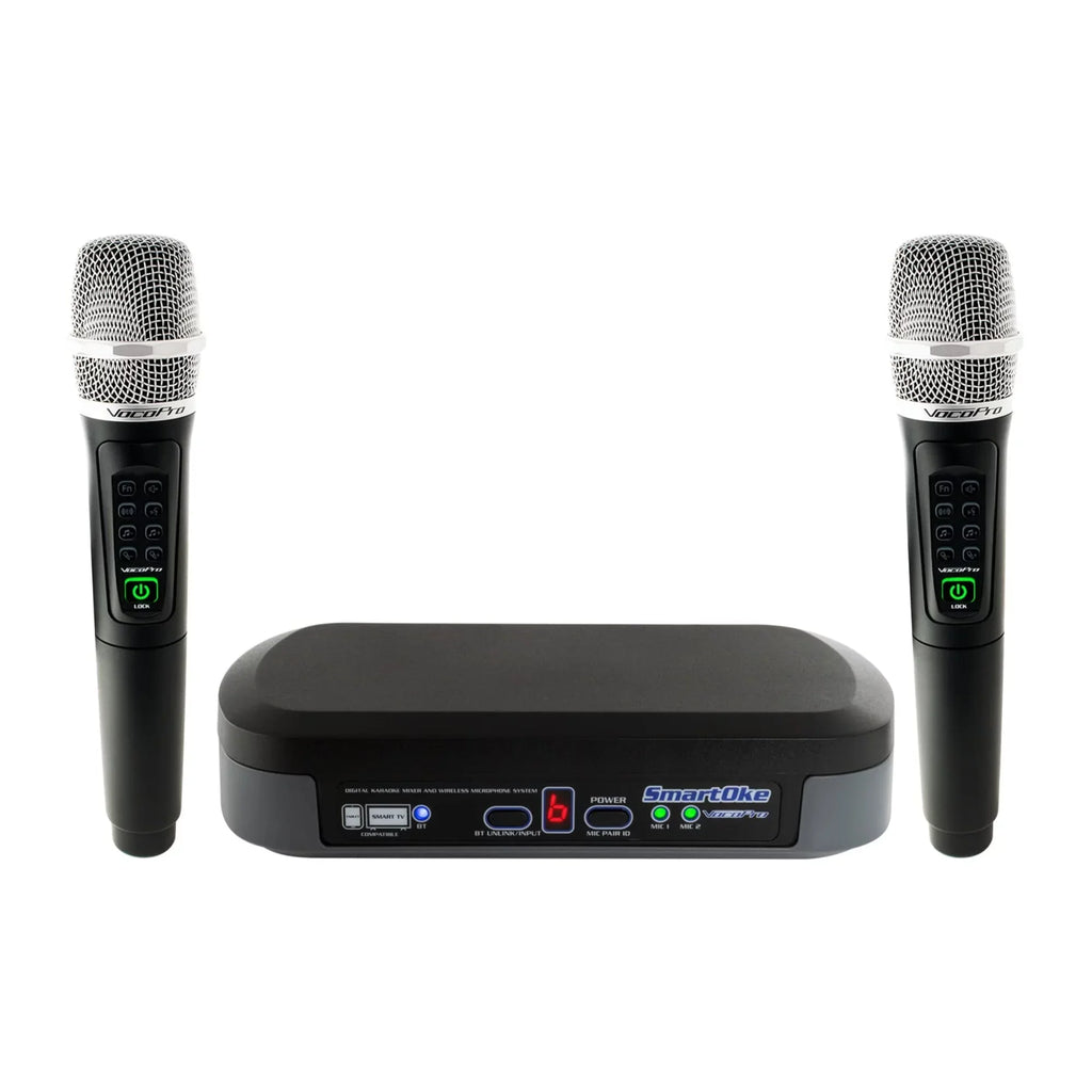 Karaoke and Tablets SmartTVs with Microphones Wireless Two Mixer DSP for