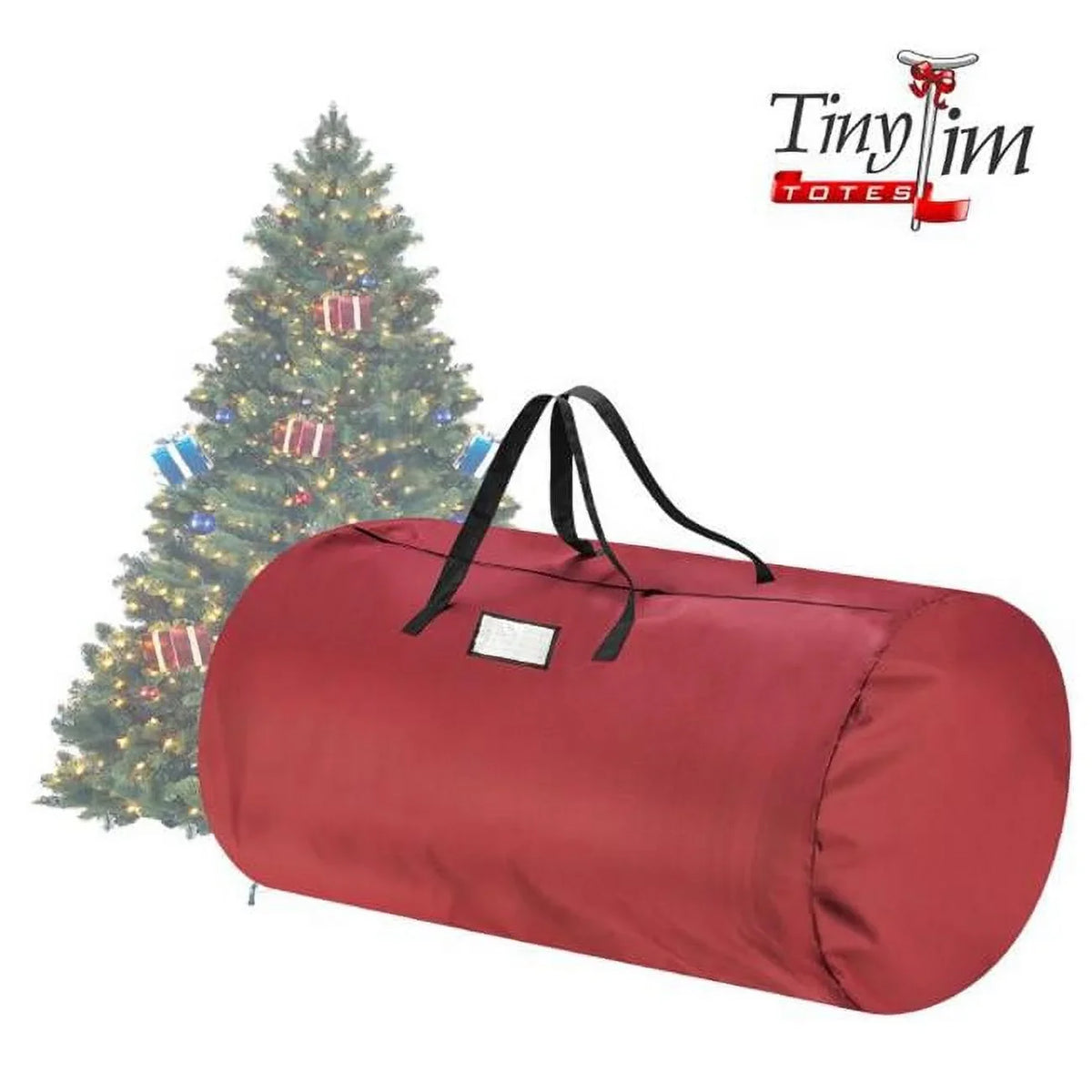Storage Extra Totes 12 Canvas - ft. Large Tiny Tim - Tree Red 5700 Tree Bag - 83-DT5563 Christmas