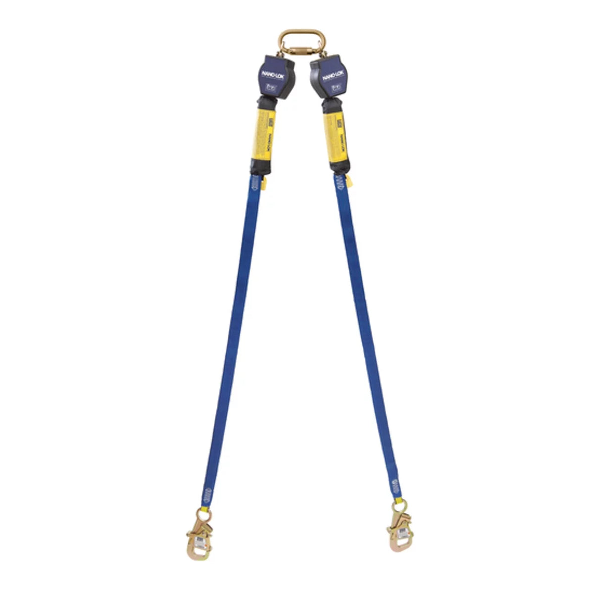 Retracting Quick Web 3101374, (2.7m) Nano-Lok™ Lifeline, Self Tie-Back 3M™ 9 ft. DBI-SALA® Twin-Leg Connect