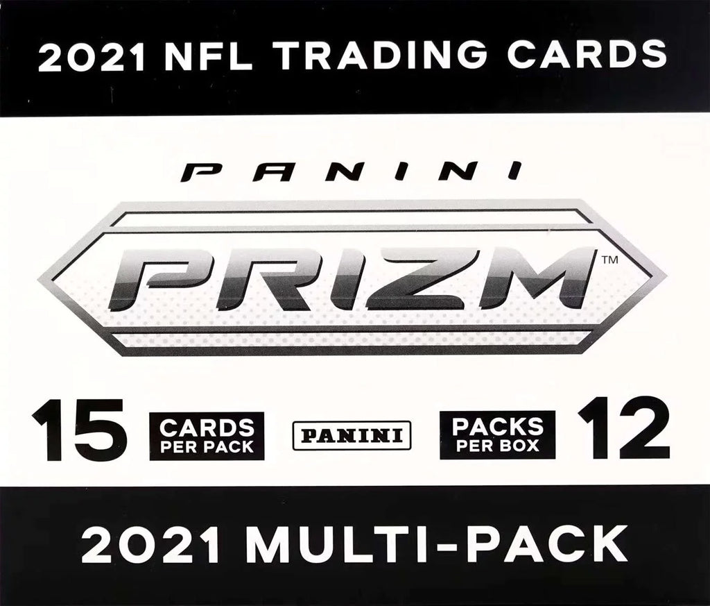 NFL 2021 Box Prizm Packs) Football (12 Trading Card Cello