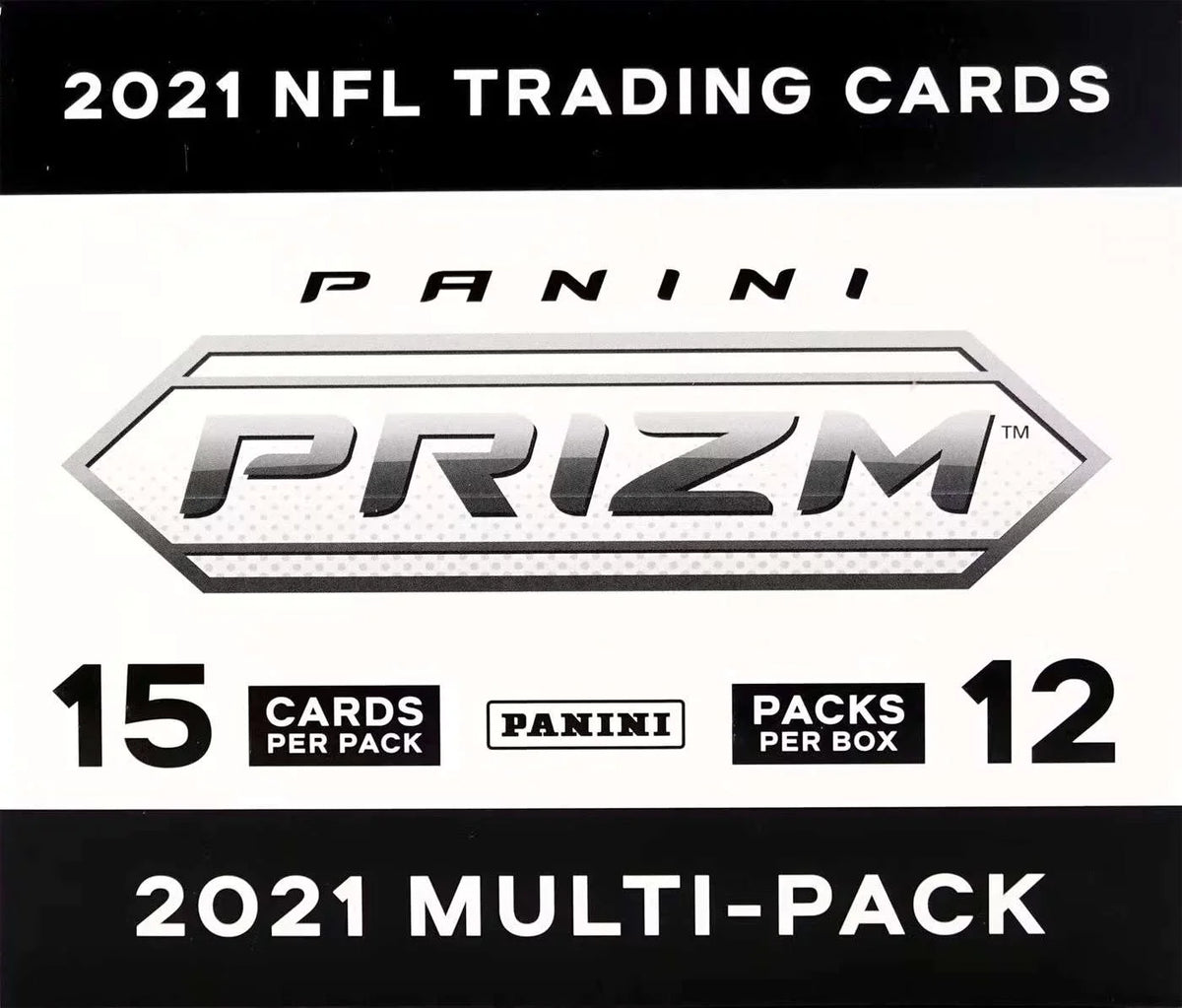NFL 2021 Box Prizm Packs) Football (12 Trading Card Cello