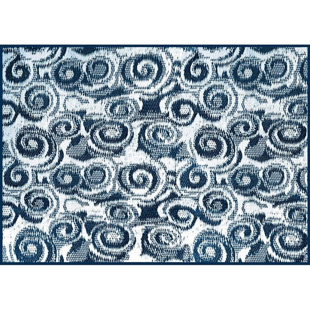 Outdoor RV 8' Accessory Swirl Blue Camco Outdoor for Camping, Picnicking, (42841) the and 16' x Beach - Reversible RVing, Perfect Mat,