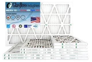 '- x USA Furnace in Air - (Actual Glasfloss MERV Made inch) -Qty:4 35.5x7/8 23.5 24x36x1 Size: - Filter 10