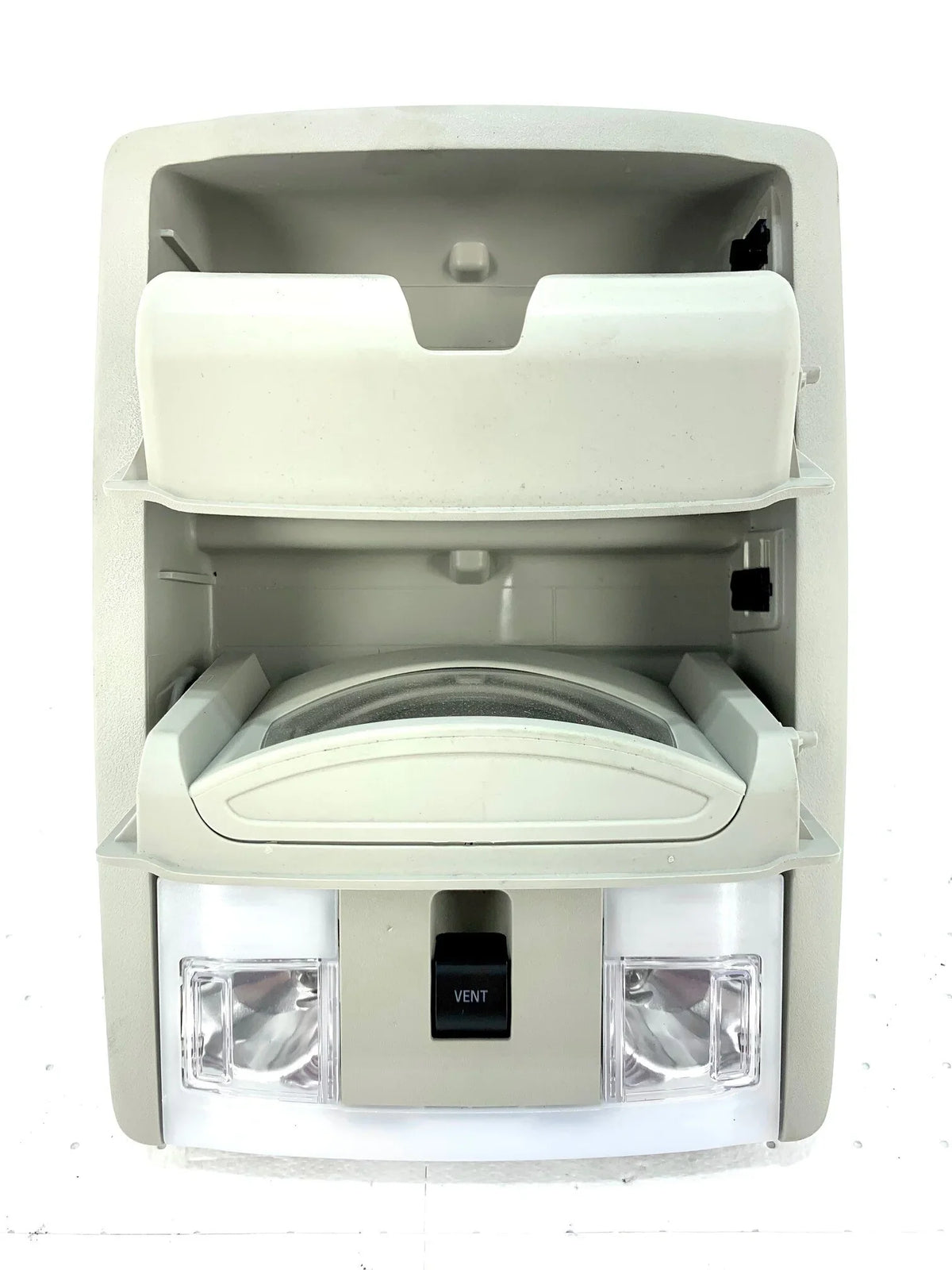 2015-2020 (Good) w/ Pre-Owned OEM Overhead Mirror Roof Tahoe Console Chevrolet Compartment Gray