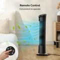 Fan，Portable 30’’ w/Remote/3 Timer Floor Home/Office for Dr. Oscillation Fans Tower Speeds/7.5h Stand Prepare