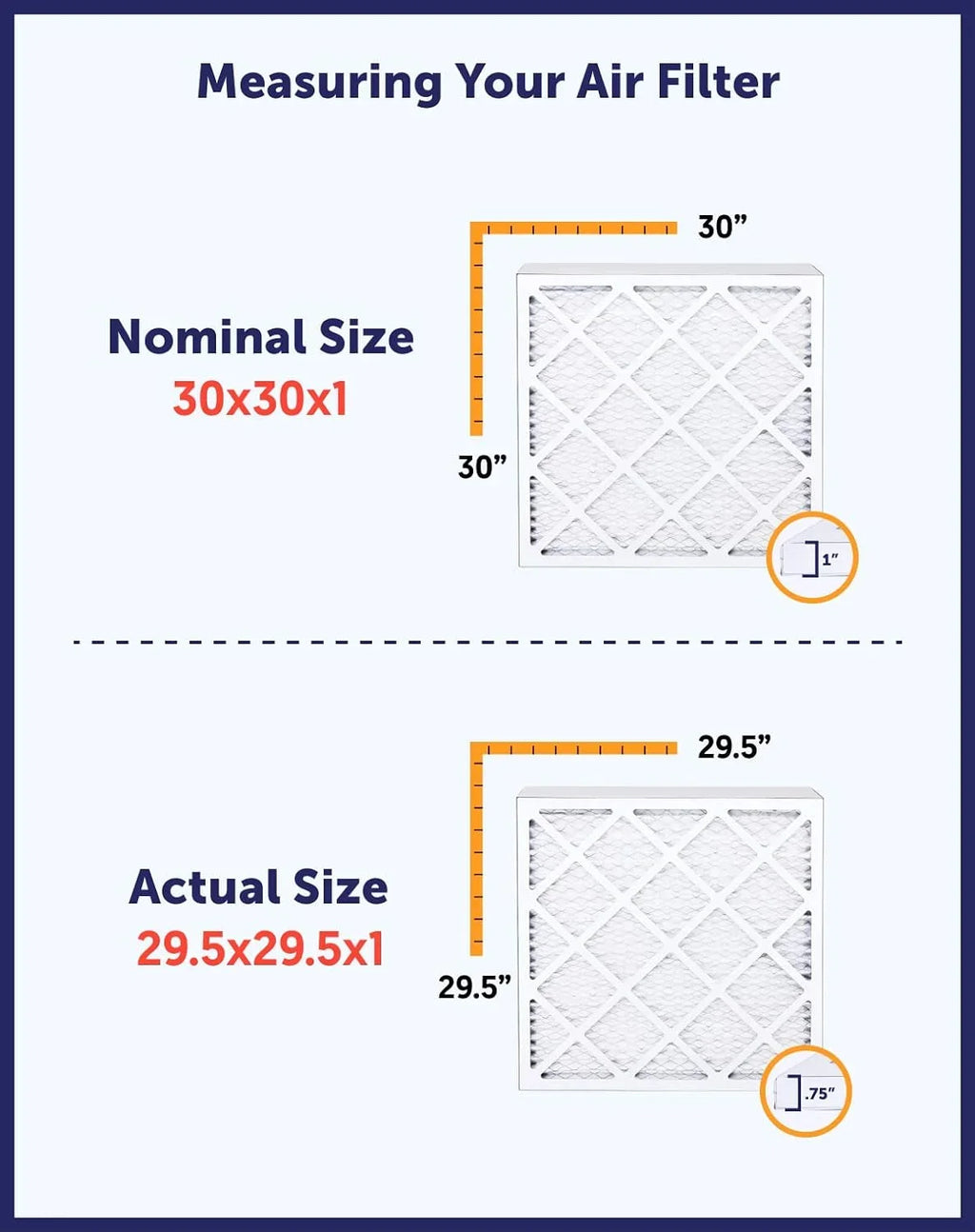 Pleated MADE .75" 23.5 33 23.5x33x1a HVAC Filters Air IN Furnace x | A/C 8 USA | | King MERV Size: 4-PACK Filter x | Actual Filter