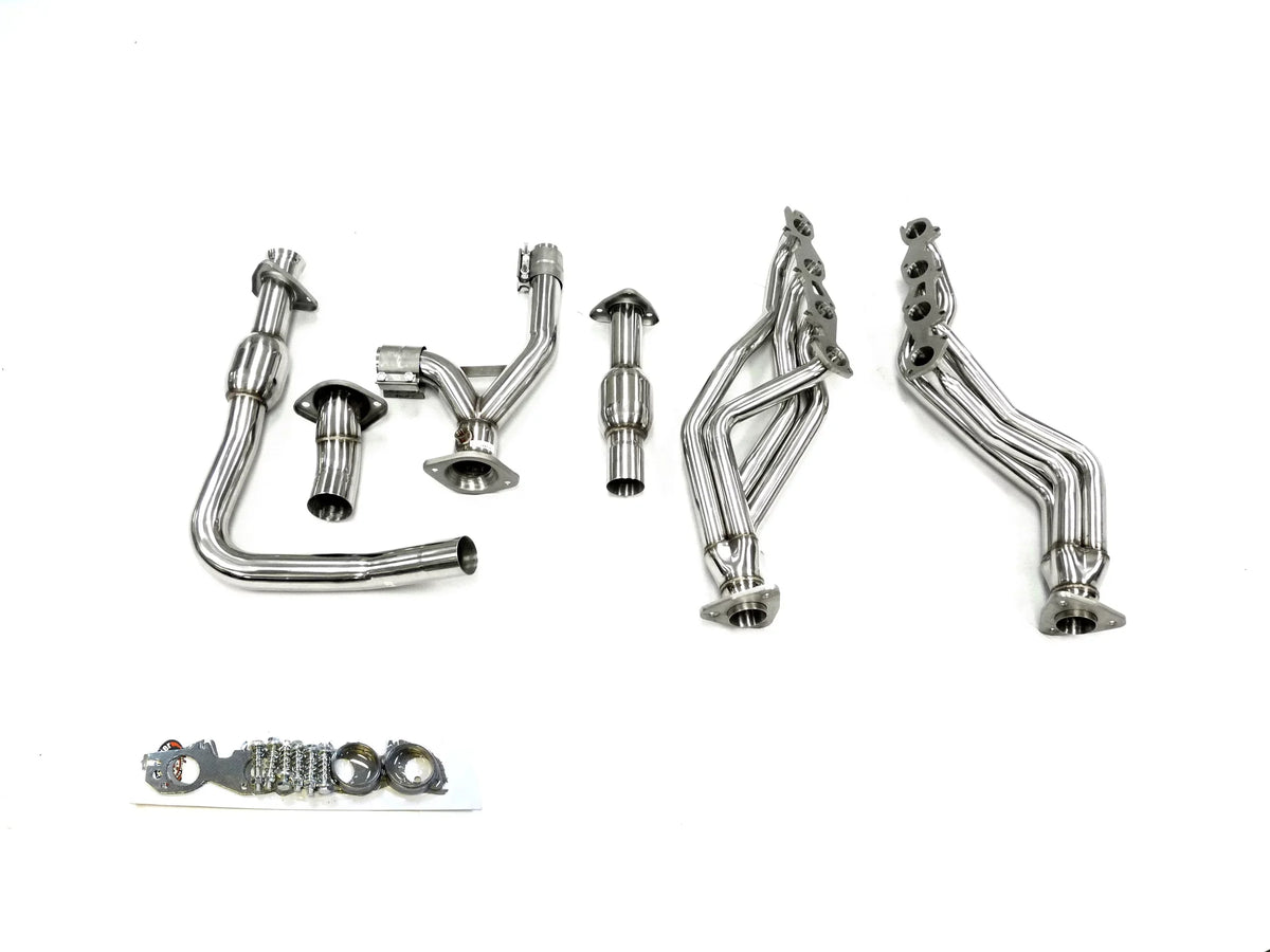 1500 Steel Ram 5.7L Header 4WD Dodge 03 thru By MHP Stainless Long For 04 HEMI Fitment Tube