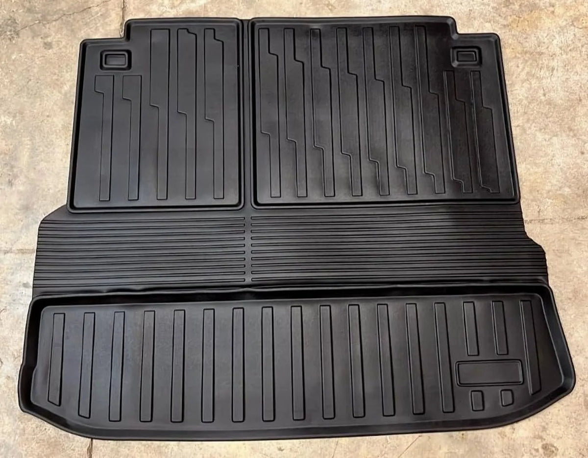 – Tray Mat Lip Mats Trunk EA Liner Boot Car – Pad Trunk Laser – 2020-2024 Weather-Resistant Raised – for EACCESSORIES with Design Pre-Cut Toyota Cargo Cars Highlander Non-Slip Trunk for Mat