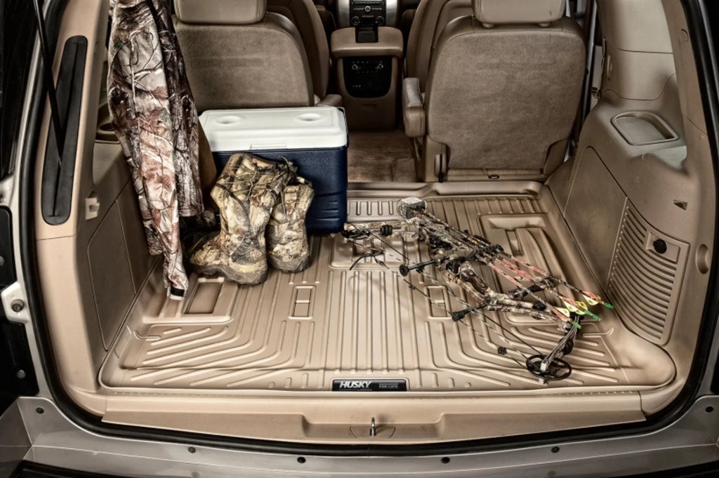 with 3rd Black back row Seats Cargo to row 12-19 of Seats with over Compatible Toyota Compatible 2nd Weatherbeater Husky by Series Liner RealTruck Highlander; foldered