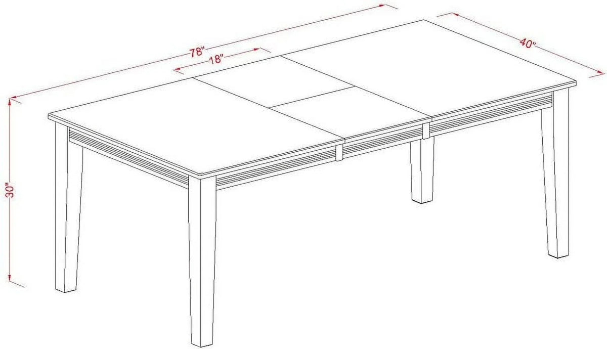 & - East Kitchen Piece Set & Dining 4 Table Chairs 5 West Quincy Table Cherry One Black with - Furniture Room