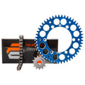 For Drive Sprocket YZ125X Chain YAMAHA & Alloy O-Ring Blue Kit Rear Primary 2020-2022