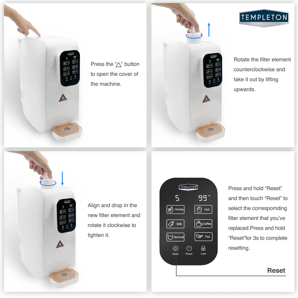Osmosis Water Dispenser Cold Purifying Hot Reverse Templeton Stage 4 Countertop