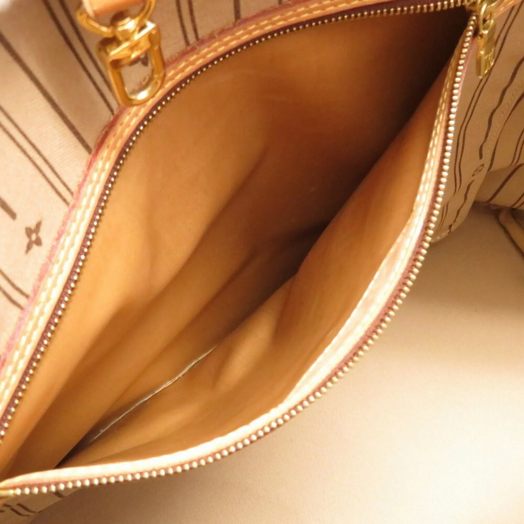 Used GM Louis Authenticated VUITTON M40157 Vuitton LOUIS Neverfull Tote Bag 0076 Monogram