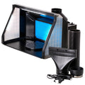 Hobby Dual Airbrush with Hose Extension (Extends Kit up to Spray Portable, 5.6 Lights, Feet) Booth Exhaust LED Fan,