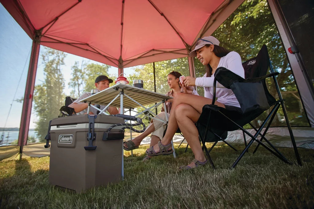 Ice Series Brown, Chest High Cooler, x 19.5" Convoy x'13.25" Performance 17.75"' Hard 28qt Coleman