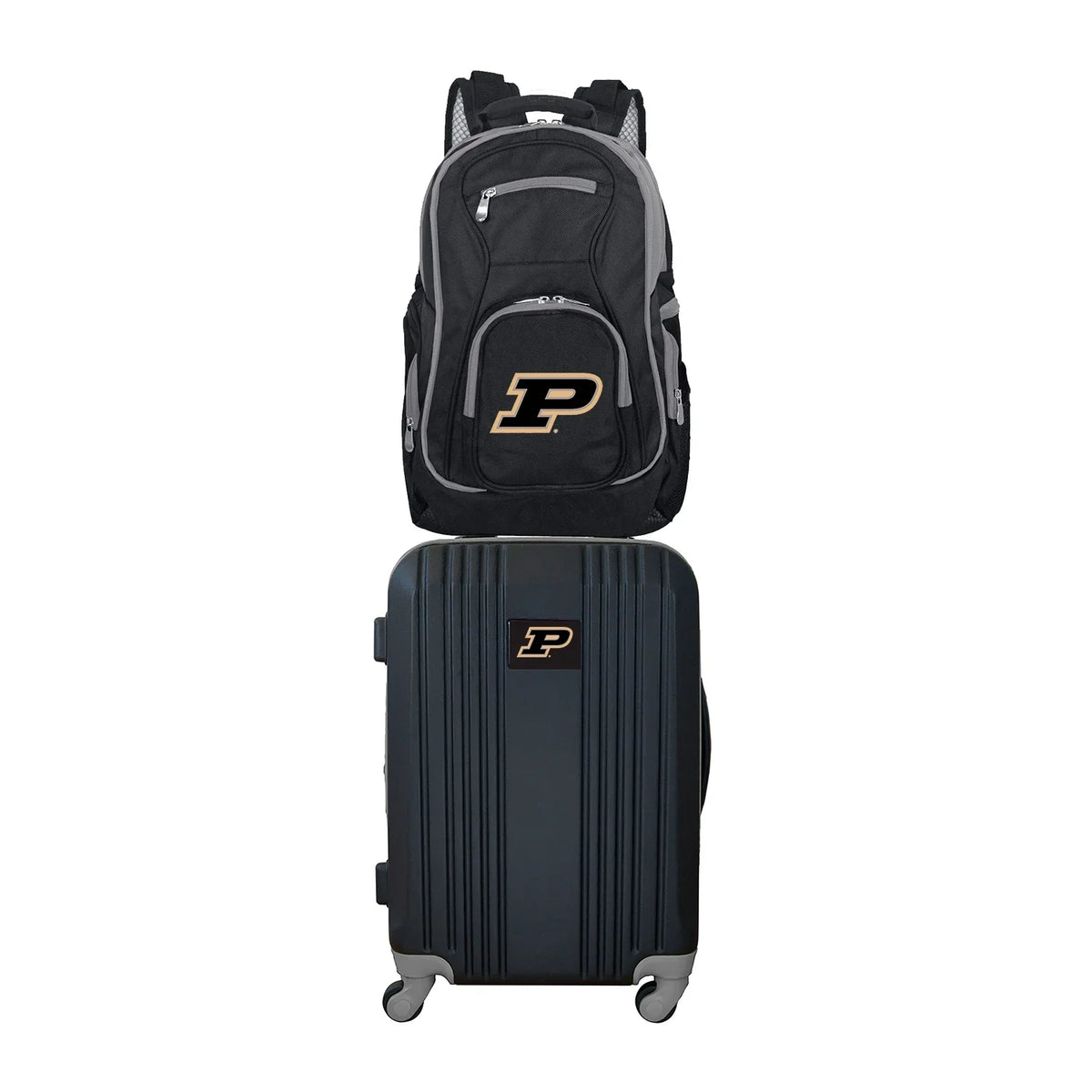 Set Backpack Purdue Boilermakers and NCAA 2-Piece Luggage