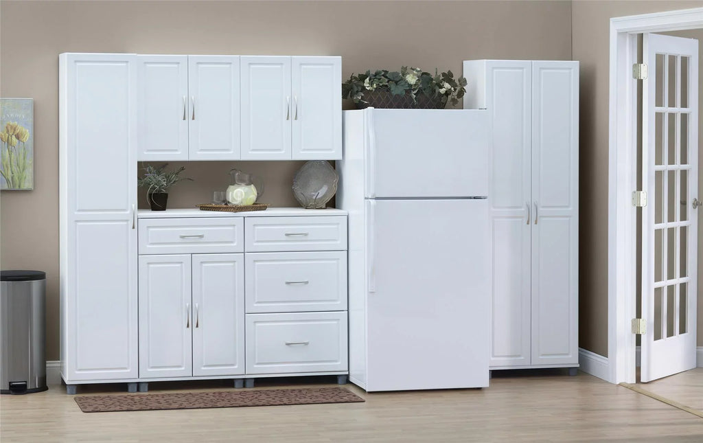 Kendall Garage Cabinet, White Evolution 3 Systembuild Storage 24" Base Drawer