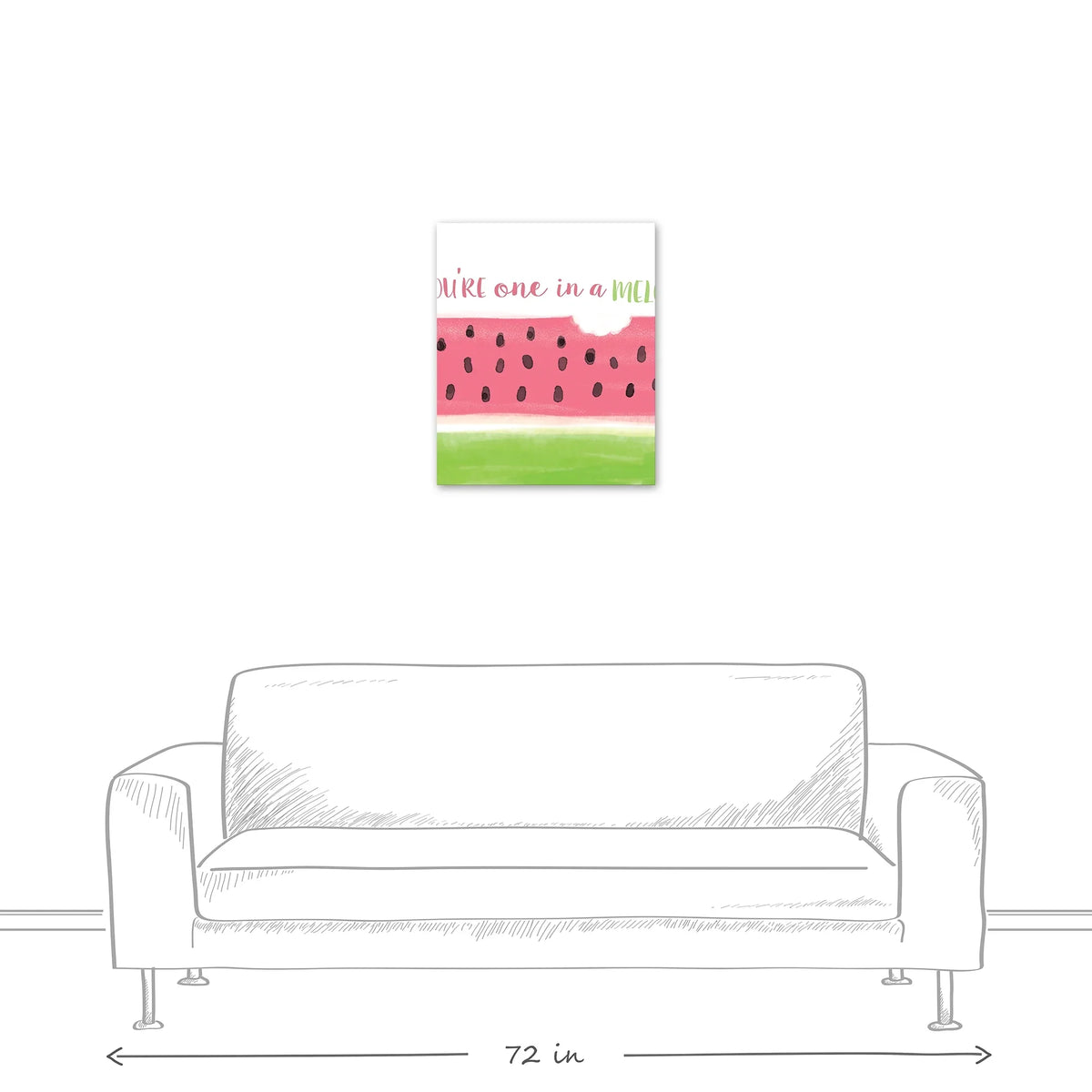 Canvas 20x24 Creative Products One Wall A Art Melon in