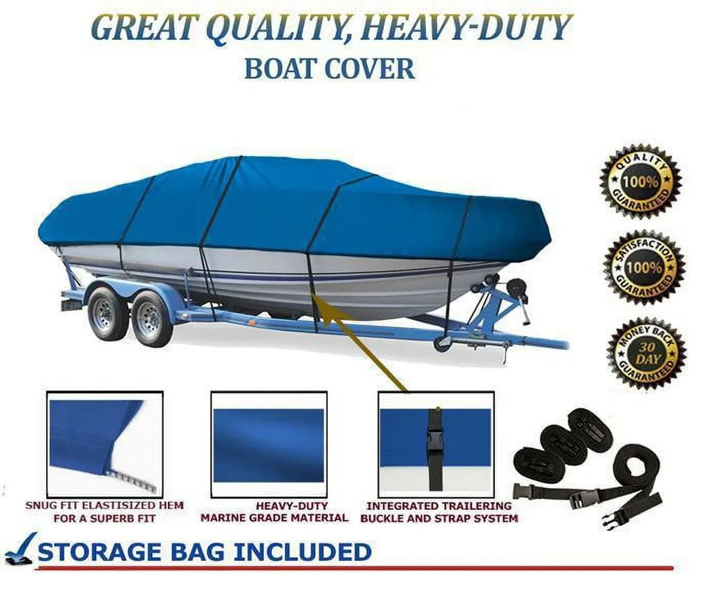 Compatible COVER GREAT 16 BLUE, CLASSIC QUALITY BOAT 1995-2014 DONZI for