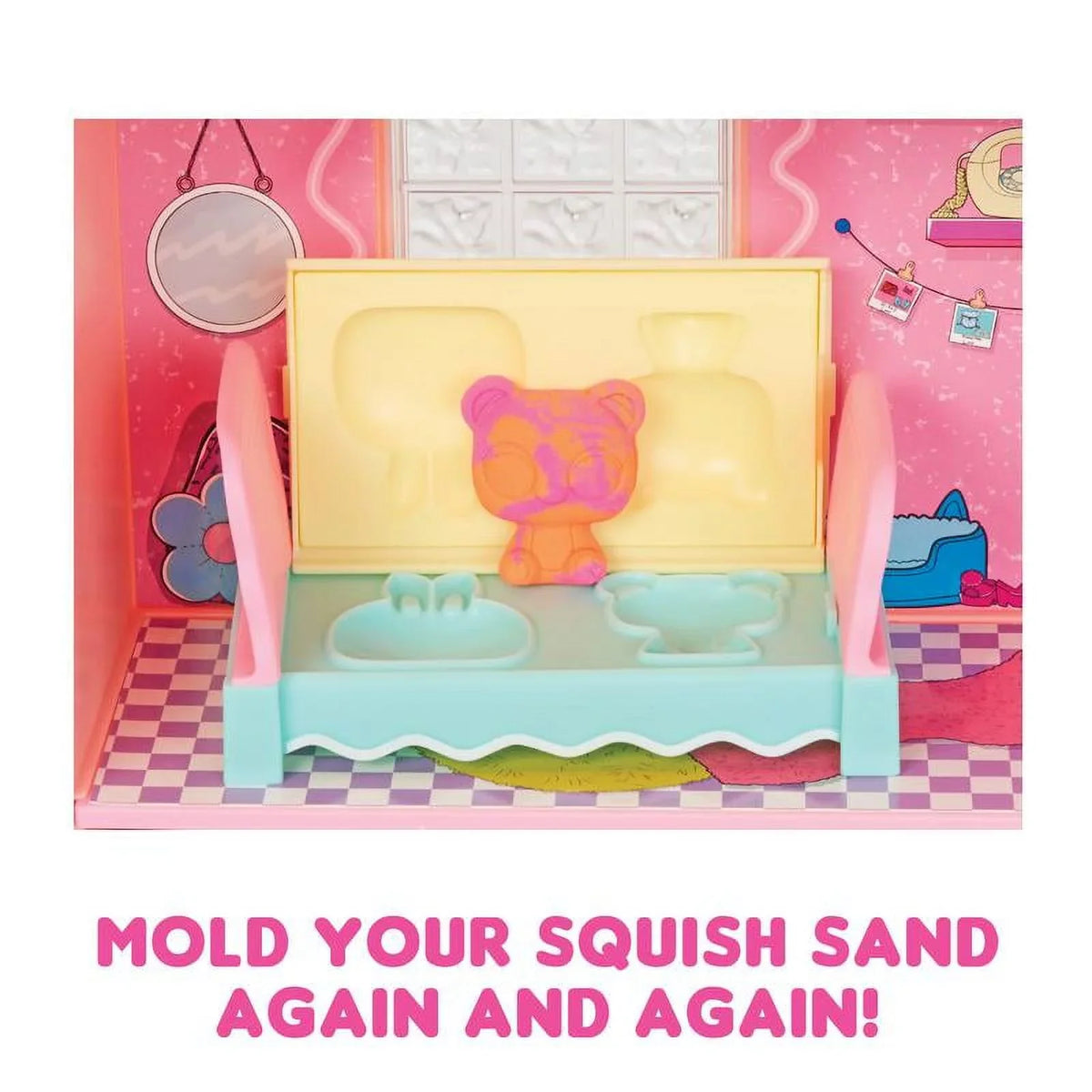 Surprise Magic Ages Sand House LOL Squish 4+ Tot, with Playset