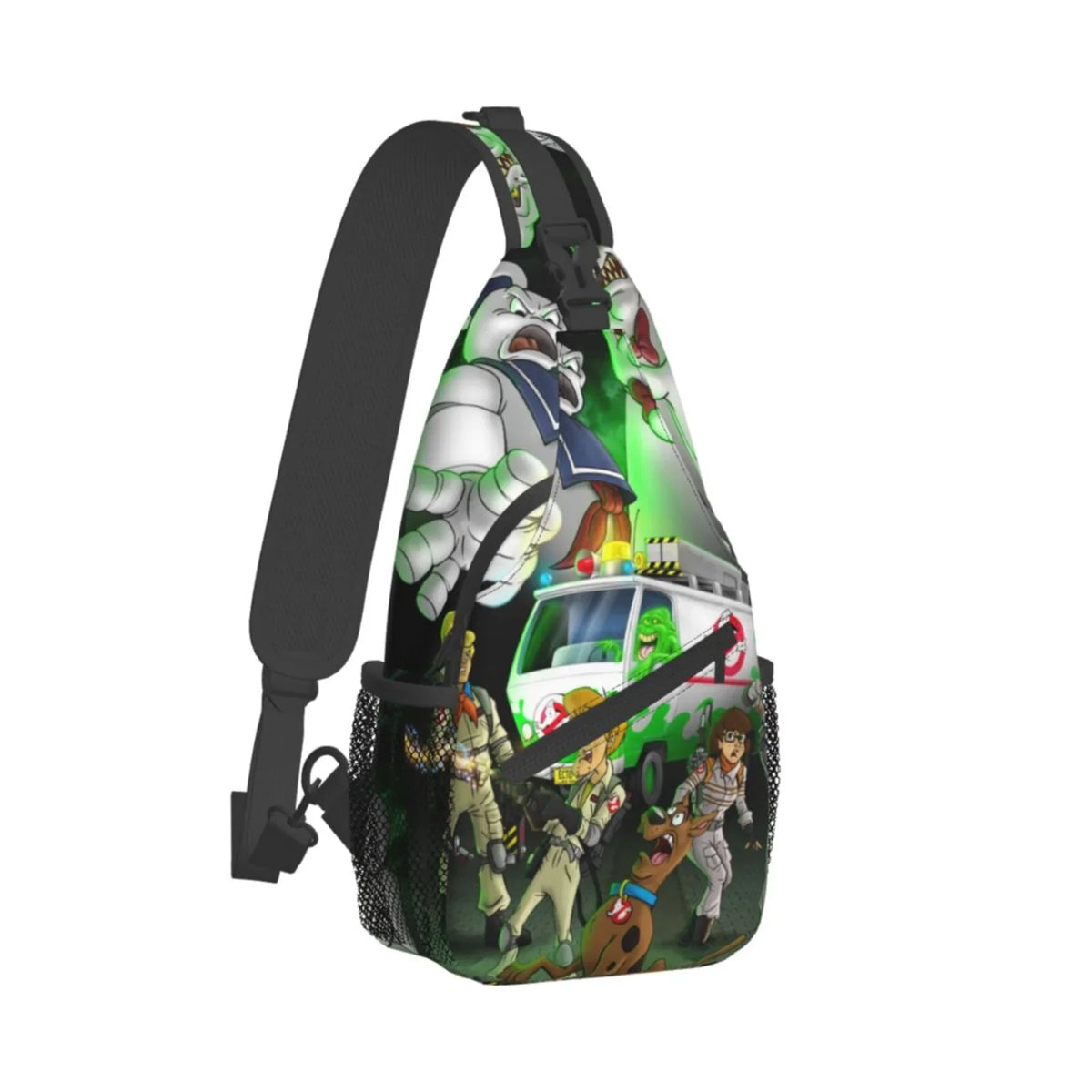 Daypack Teen Crossbody Backpack For Sling Diagonally Adults Scooby Ghostbusters Men Travel Bag Women Bags Chest