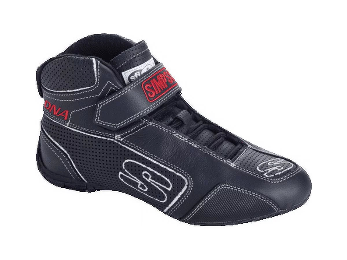 Racing 12 Shoes Simpson Racing DNA DA120W Adult Black/White Pair
