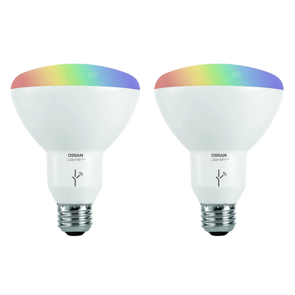 Bulb, Color Light LED BR30 Full SMART+ High ZigBee 65W Equivalent 2-count CRI Sylvania