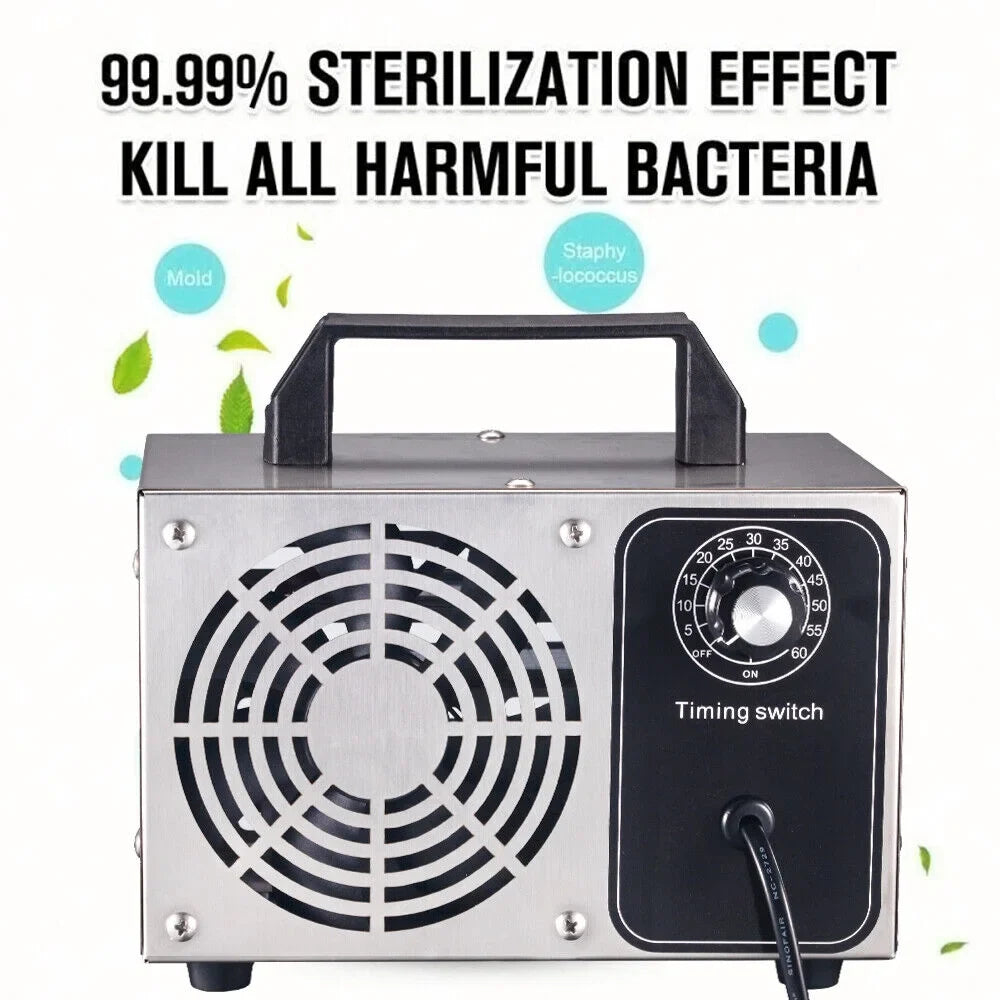 Glossy Steel Smoke, 41dB Kydely Powerful Ozone Room Ozone with Dust - Pollutants Finish & Eliminate Machine