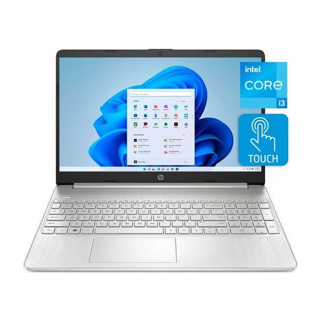 Reader, Laptop, 512GB Intel Gen Bluetooth, HDMI, 10 Core FHD Fingerprint RAM, SSD, Windows 12GB Silver 15.6" Processor, Pro, Business 11th Touchscreen HP 5, Wi-Fi i3-1115G4
