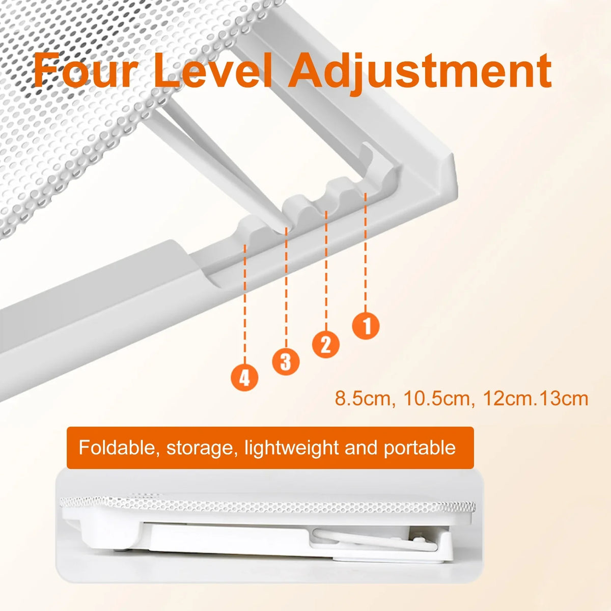 Fan, Laptop Ports USB Strength Fan Inch Adjustable Htovila and 10-15.6 2 Cooling with