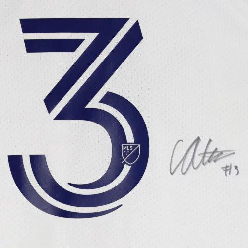 #3 Authentic MLS Jersey 2022 - Fanatics - Size Season Match-Used from D.C. Certified Chris Autographed Odoi-Atsen White M the United