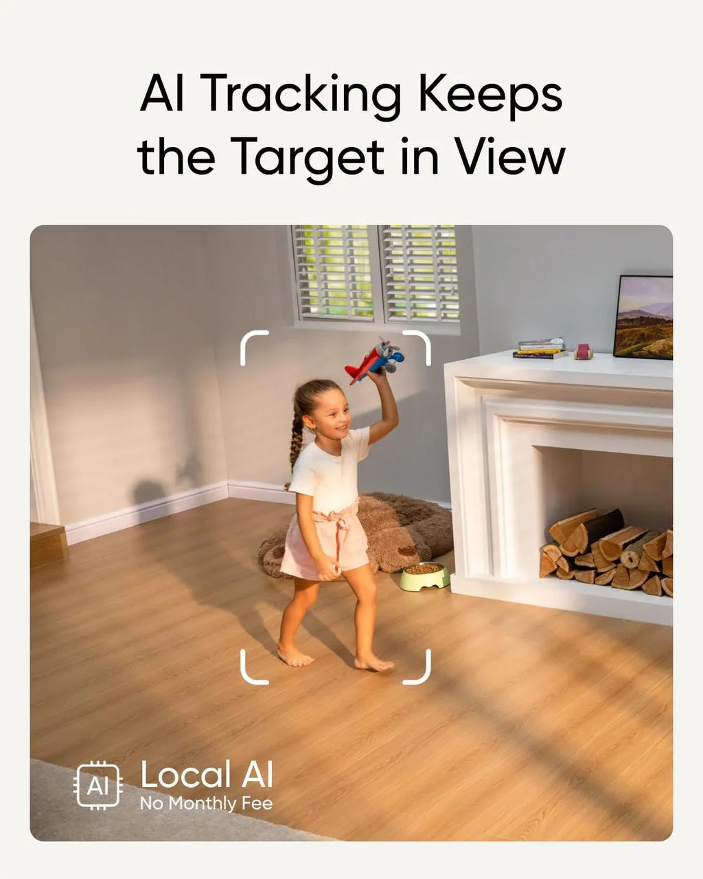 Zoom Human/Pet Dual Security 3, Camera with UHD Security Wi-Fi eufy 8× and Dual-Band Cameras, 360° PTZ, Cam Indoor 6 HomeBase AI, 4K with Resolution S350