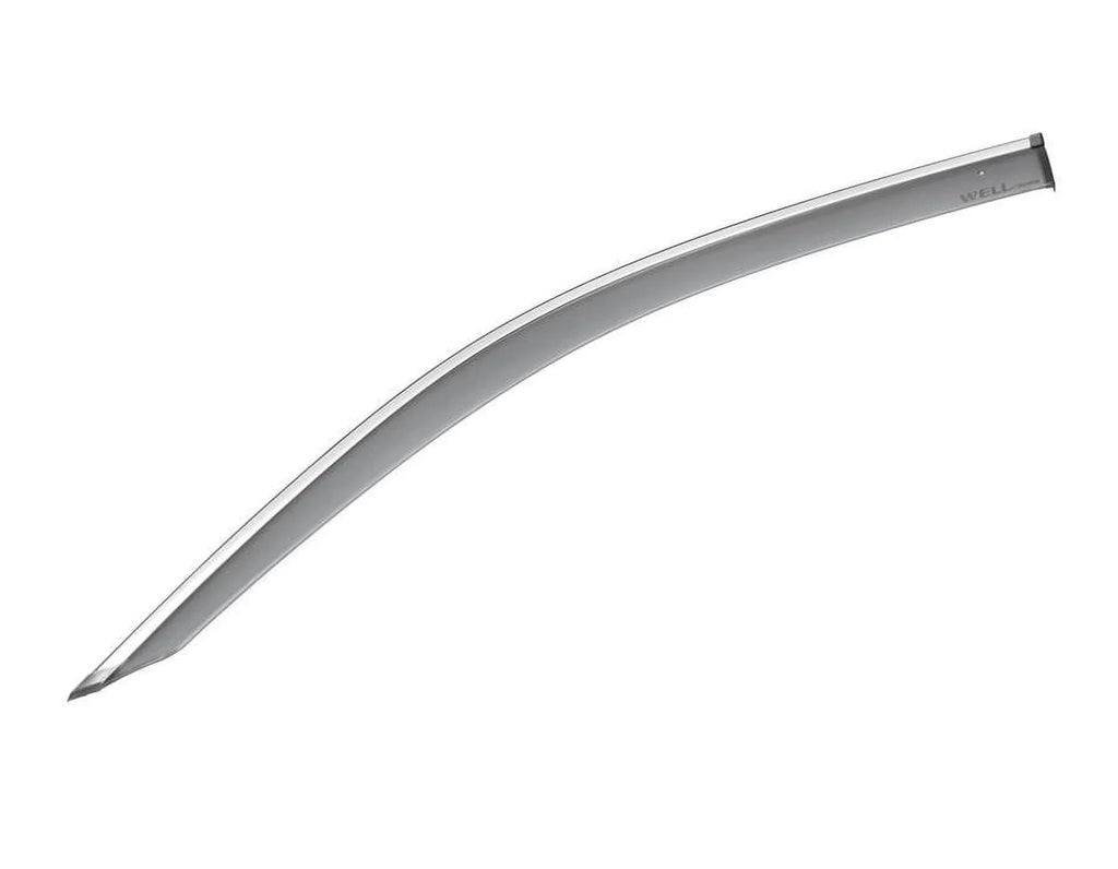Wind 3-847BM018 / Chrome 2019 2024 2020 With 2023 Guard BMW Trim Rain 2021 G01 Window 2018 Side for Deflectors X3 2022 Wellvisors Visors