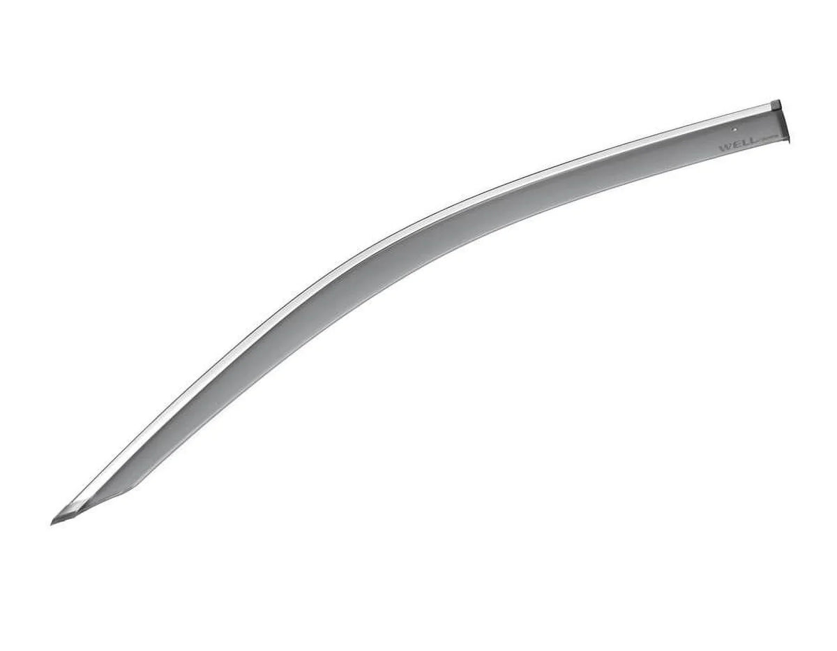 Wind 3-847BM018 / Chrome 2019 2024 2020 With 2023 Guard BMW Trim Rain 2021 G01 Window 2018 Side for Deflectors X3 2022 Wellvisors Visors