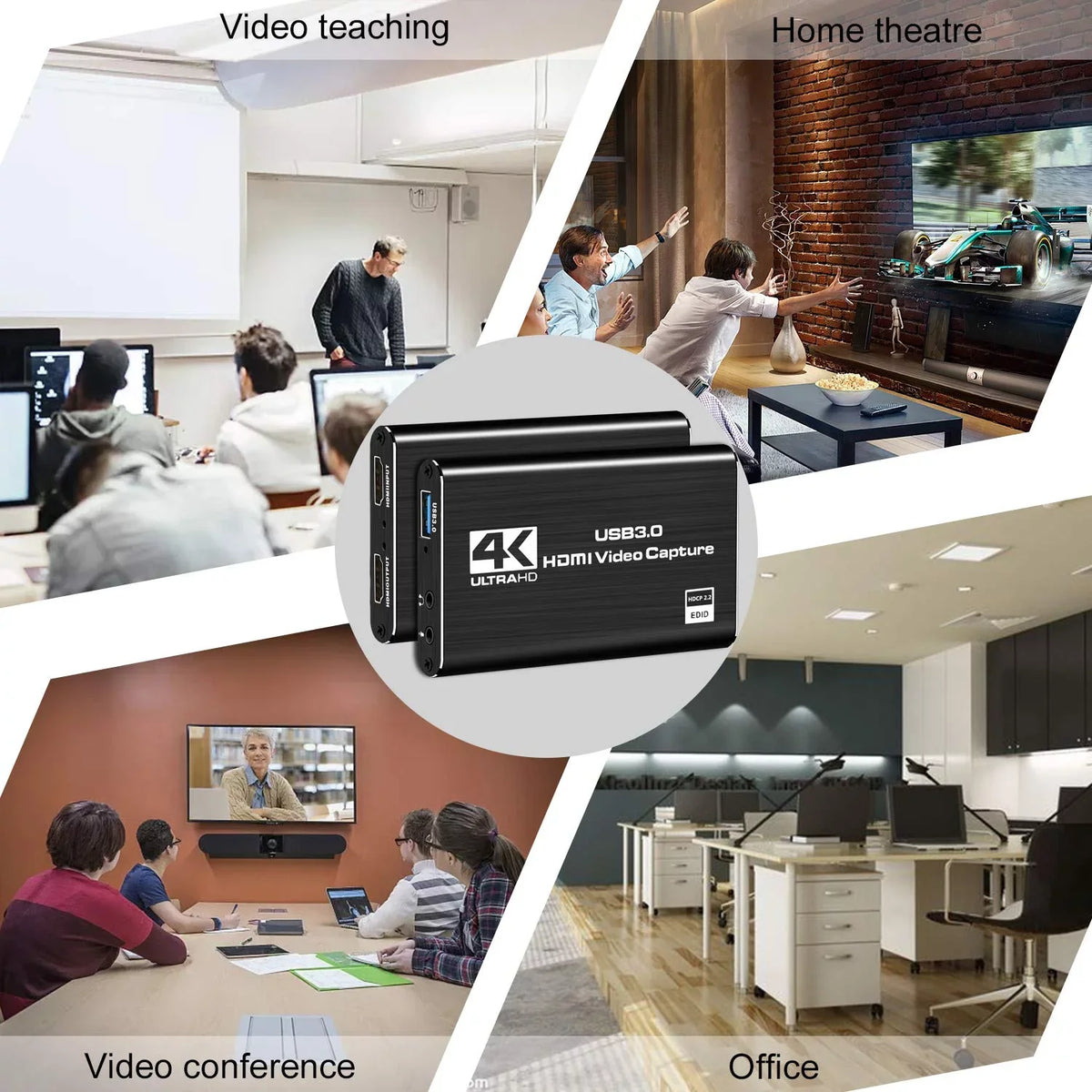 OBS System Linux Support 60HZ ANSTEN Device and USB3.0 Windows Recording Xbox Twitch Streaming Capture Capture for Video OS Card, to YouTube HDMI PS4 Use X Game Game 4K One